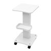 Beauty Equipment Cart SPA Machine Trolley Beauty Salon Rolling Trolley White Table Cart Small Bubble Medical Cart 360°Rotatable