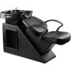 Ainfox Shampoo Barber Backwash Chair, ABS Plastic Shampoo Bowl Sink Chair for Spa Beauty Salon (Black)