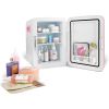 Cooluli 10L Mini Fridge for Bedroom - Car, Office Desk & College Dorm Room - 12V Portable Cooler & Warmer for Food Drinks Beauty