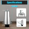 Barber Chair Hydraulic Pump 4 Screw Pattern 440lbs Capacity Chair Replacement Adjustable Height Beauty Equipment for Salon