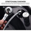 Ainfox Shampoo Barber Backwash Chair, ABS Plastic Shampoo Bowl Sink Chair for Spa Beauty Salon (Black)
