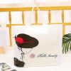 Beauty - 50 Pieces Plastic Shopping Bags Gift Bags Boutique Bags Retail Tote Bag