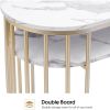 Nail Table Marbling Texture Salon Nail Desk Home Spa Beauty Stylist Equipment