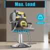 Barber Chair Hydraulic Pump 4 Screw Pattern 440lbs Capacity Chair Replacement Adjustable Height Beauty Equipment for Salon