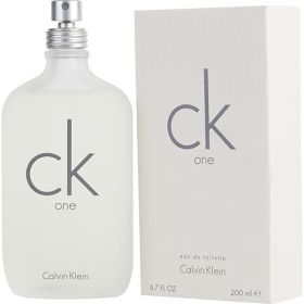 CK ONE by Calvin Klein (Scent: Bergamot, Papaya, Lemon, Mandarin Orange, Cardamom, Green Notes, Pineapple, Lily of the Valley, Jasmine, Orris Root, Rose, Violet, Nutmeg, Oakmoss, Cedar, Musk, Amber, Sandalwood, Option: UNISEX, size: 6.7 OZ)