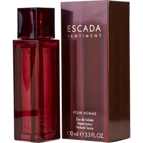 ESCADA SENTIMENT by Escada (Scent: Lime, Juniper berries, Nutmeg, Sandwood, Pink pepper, Option: MEN, size: 3.3 OZ)