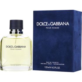 DOLCE & GABBANA by Dolce & Gabbana (Scent: Mandarin Orange, Citruses, Neroli, Bergamot, Pepper, Sage, Lavender, Tobacco, Cedar, Tonka Bean, Option: MEN, size: 4.2 OZ)