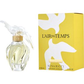 L'AIR DU TEMPS by Nina Ricci (Scent: Rose, Bergamot, Aldehydes, Neroli, Peach, Carnation, Brazilian Rosewood, Rose, Orchid, Violet, Ylang-Ylang, Jasmine, Gardenia, Carnation, Orris Root, Cloves, Rosemary, Musk, Cedar, Sandalwood, Vetiver, Amber, Oakmoss, Iris, Benzoin, Spices, Option: WOMEN, size: 1.7 OZ)