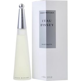 L'EAU D'ISSEY by Issey Miyake (Scent: Calone, Rose, Freesia, Lotus, Lily, Osmanthus, Ambrette (Musk Mallow), Virginia Cedar, Sandalwood, Option: WOMEN, size: 3.3 OZ)