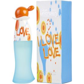 I LOVE LOVE by Moschino (Scent: Lemon, Red Currant, Grapefruit, Orange, Cinnamon, Sugar Cane, Lily of the Valley, Bulrush, Tea Rose, Woody Notes, Cedar, Musk, Option: WOMEN, size: 1.7 OZ)