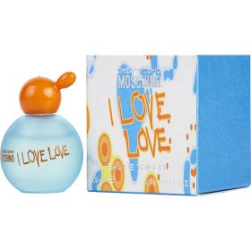 I LOVE LOVE by Moschino (Scent: Lemon, Red Currant, Grapefruit, Orange, Cinnamon, Sugar Cane, Lily of the Valley, Bulrush, Tea Rose, Woody Notes, Cedar, Musk, Option: WOMEN, size: 0.16 OZ)