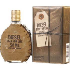 DIESEL FUEL FOR LIFE by Diesel (Scent: Anise, Grapefruit, Raspberry, Lavender, Heliotrope, Woody Notes, Option: MEN, size: 1.7 OZ)