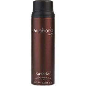 EUPHORIA MEN by Calvin Klein (Scent: Pepper, Ginger, Cedar, Sage, Black Basil, Suede, Brazilian Redwood, Patchouli Amber, Option: MEN, size: 5.4 OZ)