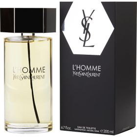 L'HOMME YVES SAINT LAURENT by Yves Saint Laurent (Scent: cedar, tahitian vetiver, tonka bean, white pepper, basil, Option: MEN, size: 6.7 OZ)