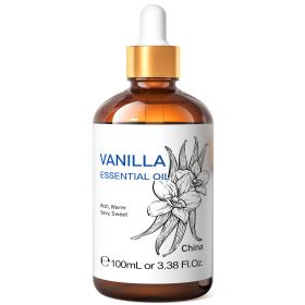 HIQILI 100ML Turmeric Essential Oils, 100% Pure Herbal Plant Oil for Candle, Health Promotion, Diffuser And Humidifier, Relax (Color: Vanilla)