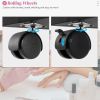 Manicure Table Nail Desk for Nail Tech, Table Station W/Electric Dust Collector, Nail Makeup Beauty Salon Storage Acetone